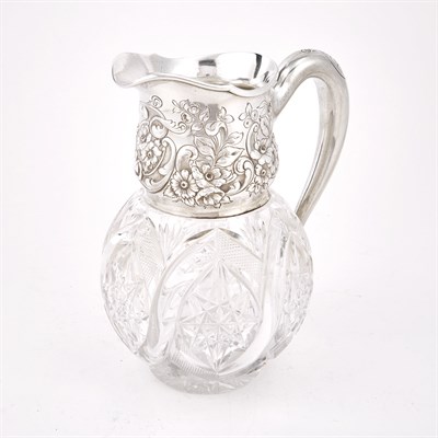 Lot 180 - American Sterling Silver Mounted Cut Glass...