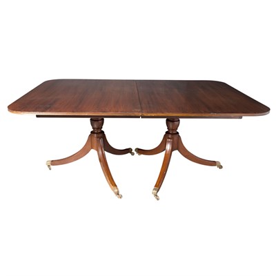 Lot 167 - George III Style Mahogany Double-Pedestal...