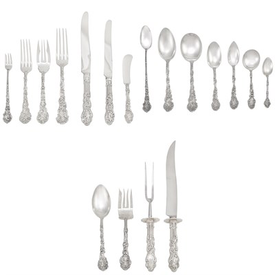 Lot 184 - Gorham Sterling Silver Flatware Service In the...
