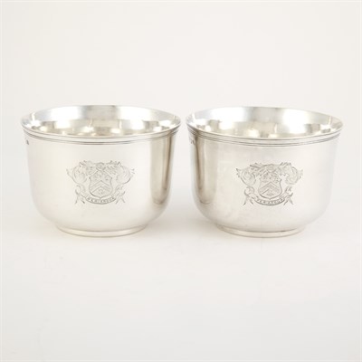 Lot 147 - Pair of George III Silver Bowls Probably John...