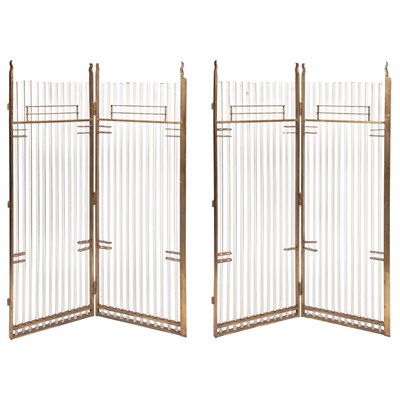 Lot 183 - Pair of Art Deco Two-Panel Gates Probably...