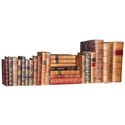 Lot 507 - [FINE BINDINGS] Group of approximately twenty...