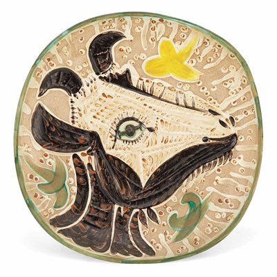 Lot 150 - Pablo Picasso GOAT'S HEAD IN PROFILE (A. R....