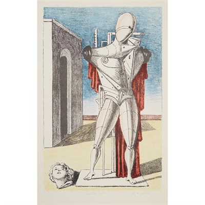 Lot 42 - Giorgio de Chirico IL TROVATORE SOLITARIO...