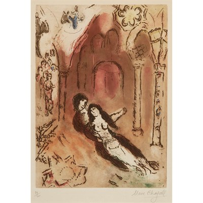 Lot 33 - Marc Chagall GRANADA (KORNFELD 121) Color...