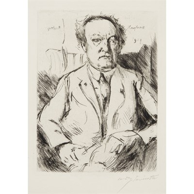 Lot 46 - Lovis Corinth GERHARD HAUPTMANN; TOD UND...