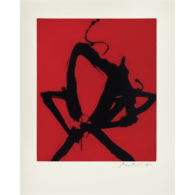 Lot 126 - Robert Motherwell RED SEA I (B. 158; E./B....