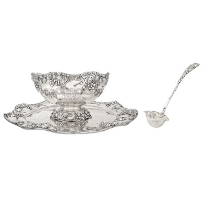 Lot 190 - Frank W. Smith Sterling Silver Punch Service...