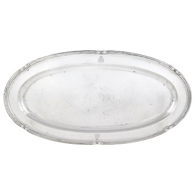 Lot 227 - Russian Silver Meat Platter Assayer Aleksandr...