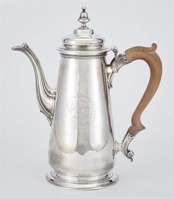 Lot 368A - George II Sterling Silver Coffee Pot Ayme...