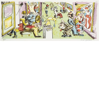 Lot 63 - Red Grooms (b.1937) MUSEUM (KNESTRICK 73)...