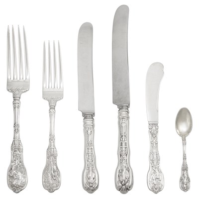 Lot 173 - Gorham Sterling Silver Flatware Service In the...