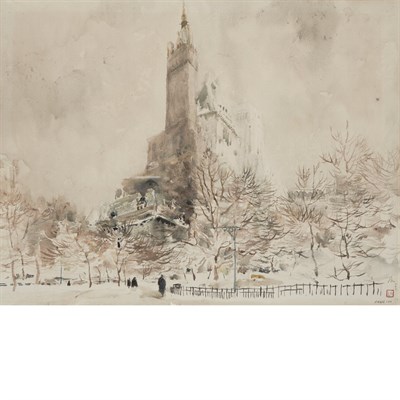 Lot 97 - Chen Chi American/Chinese 1912-2005 Snowy Day...