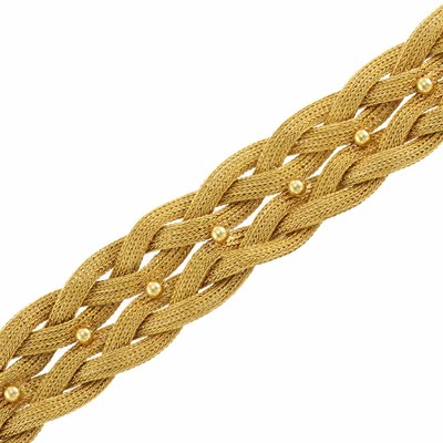 Lot 1064 - Gold Bracelet