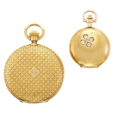 Lot 1315 - Two Gold Hunting Case Pocket Watches