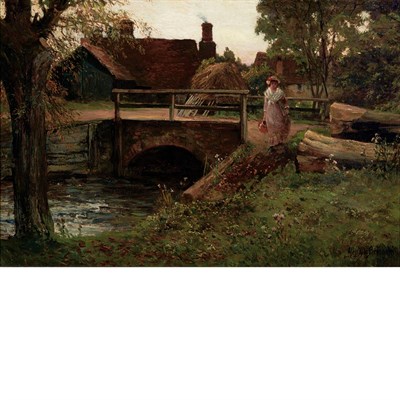Lot 42 - Alfred de Breanski, Sr. British, 1852-1928...
