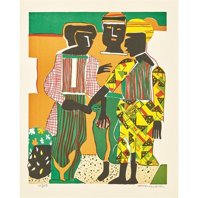 Lot 8 - Romare Bearden (1911-1988) CONJUNCTION...