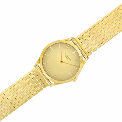 Lot 68 - Gentleman's Gold Wristwatch, Patek Philippe, Ref. 2589