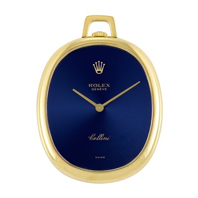 Lot 70 - Gold Open Face Pocket Watch, Rolex, Cellini