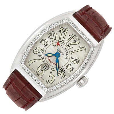 Lot 83 - Lady's Stainless Steel and Diamond 'Conquistador' Wristwatch, Franck Muller, Ref. 8005