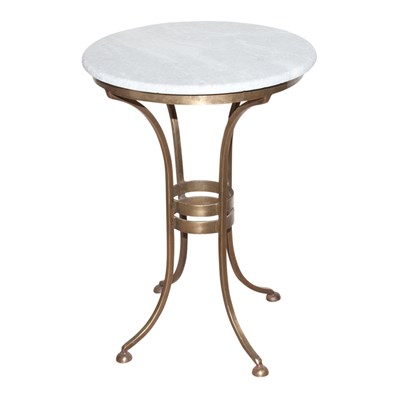 Lot 309 - 21st Century Design Marble Top Metal...