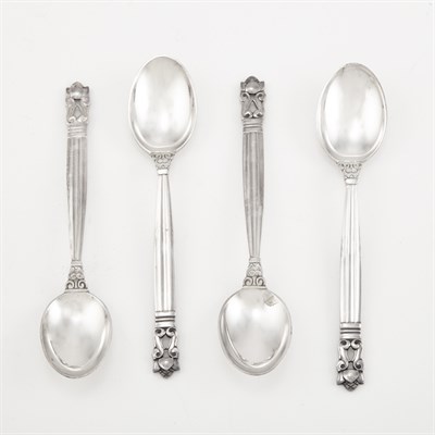 Lot 369 - Group of Georgian Silver Flatware Various...