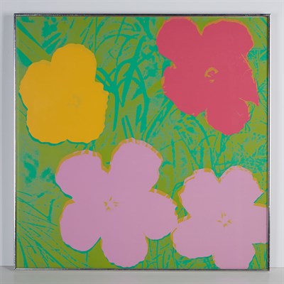Lot 108 - After Andy Warhol FLOWERS Four color...