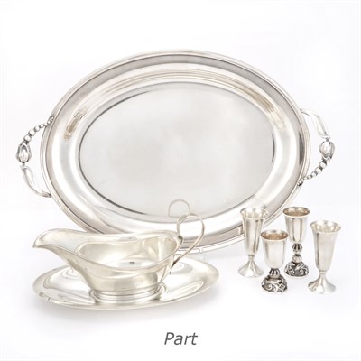 Lot 358 - Group of American Sterling Silver Table...