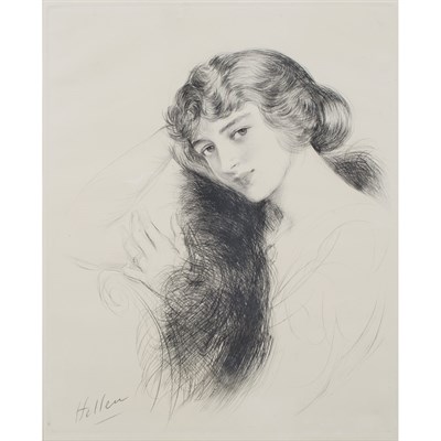 Lot 103 - Paul Helleu [PORTRAIT OF A YOUNG LADY]...
