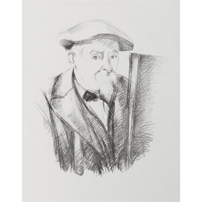 Lot 29 - Paul Cezanne PORTRAIT DE CEZANNE PAR LUI-MEME...