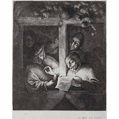 Lot 140 - Adriean van Ostade (1610-1685) THE SINGERS...