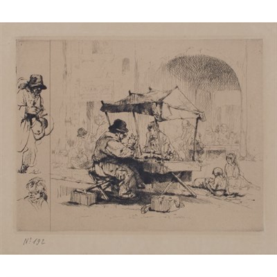 Lot 102 - Paul Renouard THE LOVER'S DREAM Etching and...