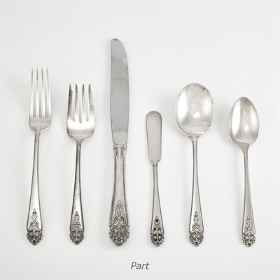 Lot 337 - International Sterling Silver Flatware Service...
