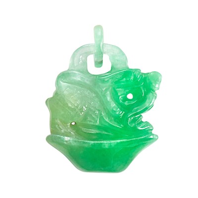 Lot 3105 - Carved Jade Pendant