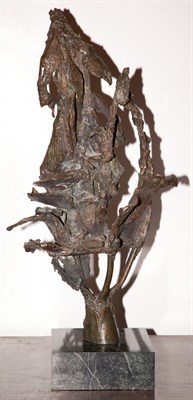 Lot 89 - 20th Century School Abstract Form Bronze with...