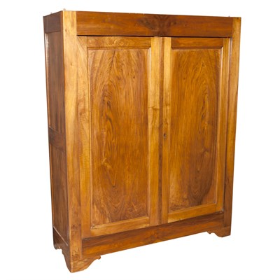 Lot 207 - French Walnut Armoire Height 6 feet 5 1/2...