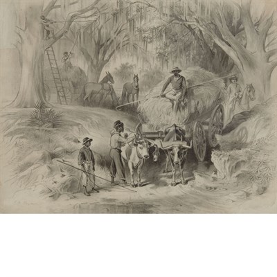 Lot 50 - James Earl Taylor American, 1839-1901 Haywagon...