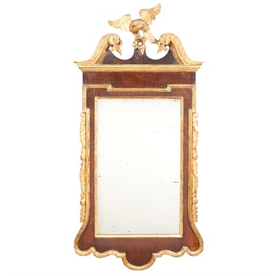 Lot 191 - George III Mahogany Parcel Gilt Mirror Circa...