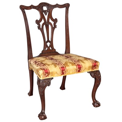 Lot 106 - George II Mahogany Side Chair Circa 1755 The...