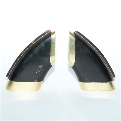 Lot 348 - Pair of Carl Aubock Gilt-Bronze and Leather...