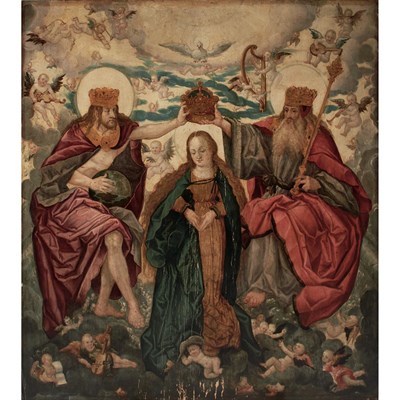 Lot 12 - After Hans Baldung Grien The Coronation of the...