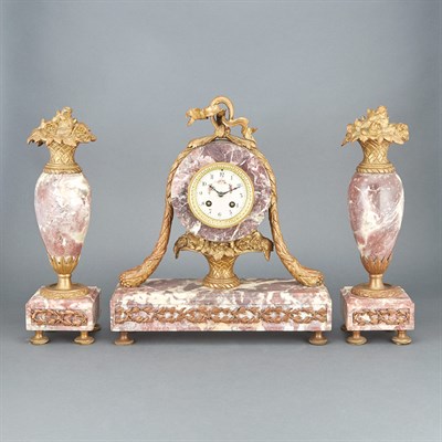 Lot 327 - Louis XVI Style Gilt-Bronze Mounted Marble...