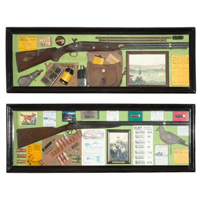 Lot 206 - Two Sporting/Hunting Shadow Boxes Heights...