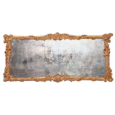 Lot 543 - Rococo Style Giltwood Mirror Height 32 inches,...
