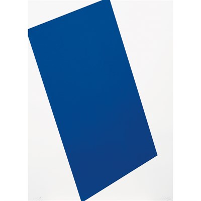 Lot 91 - Ellsworth Kelly (b. 1923) BLUE (FOR LEO)...