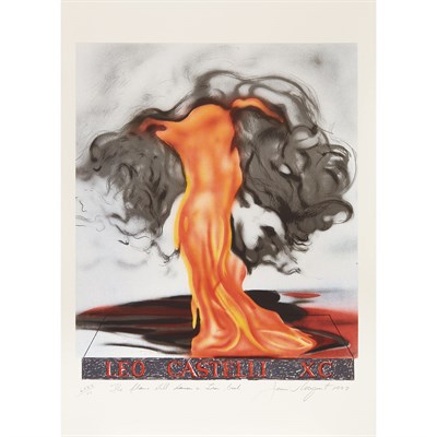 Lot 176 - James Rosenquist THE FLAME STILL DANCES ON LEO'...