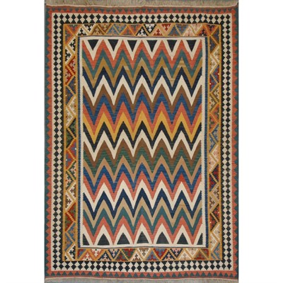 Lot 581 - Shiraz Kilim South Iran, contemporary Having...