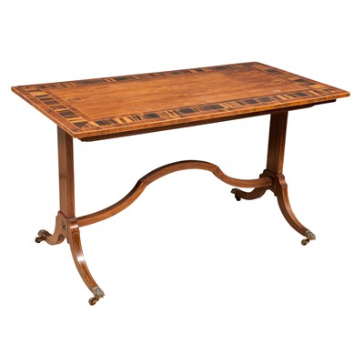 Lot 242 - Regency Style Inlaid Rosewood Side Table...