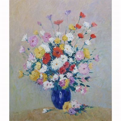 Lot 85 - Niek van der Plas Dutch, b. 1954 Still Life...