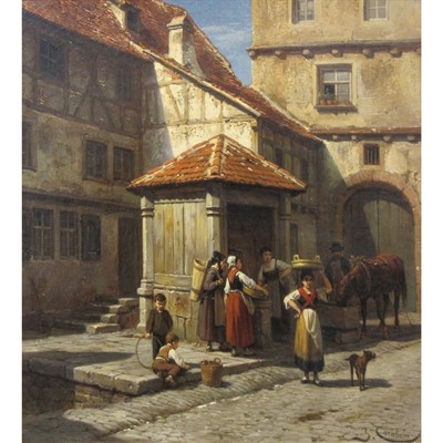 Lot 37 - Jacques Francois Carabain Belgian, 1834-1933...